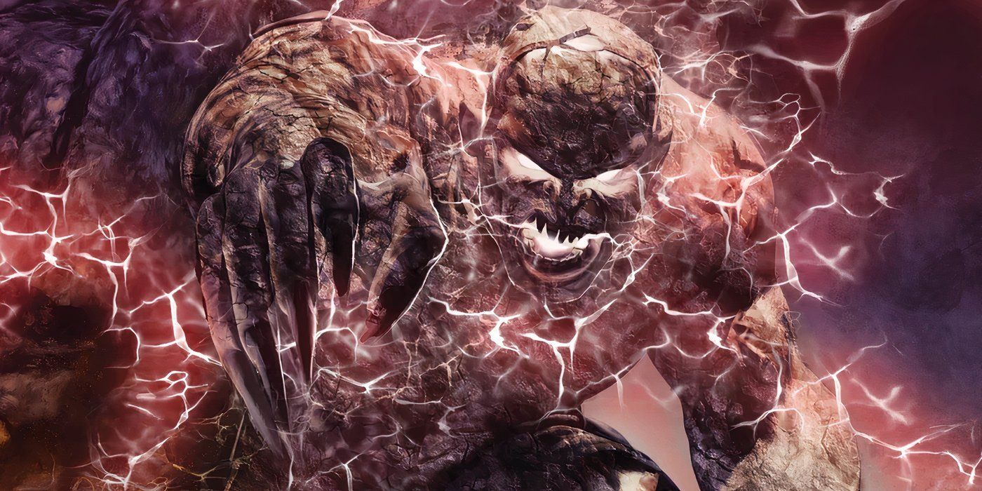 Titan aka the Hulk&rsquo;s Hulk surging with dark energy and power.