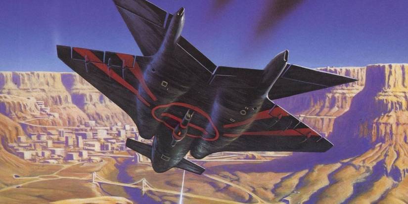 The fighter jet from the cover of Iain M Banks' Use of Weapons