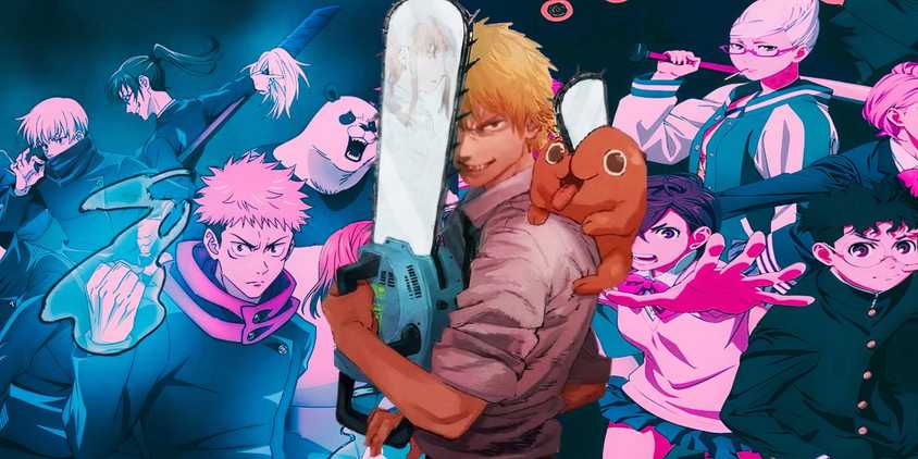 Jujutsu Kaisen Denji Chainsaw Man Dandadan custom cover image by Lauren Kells