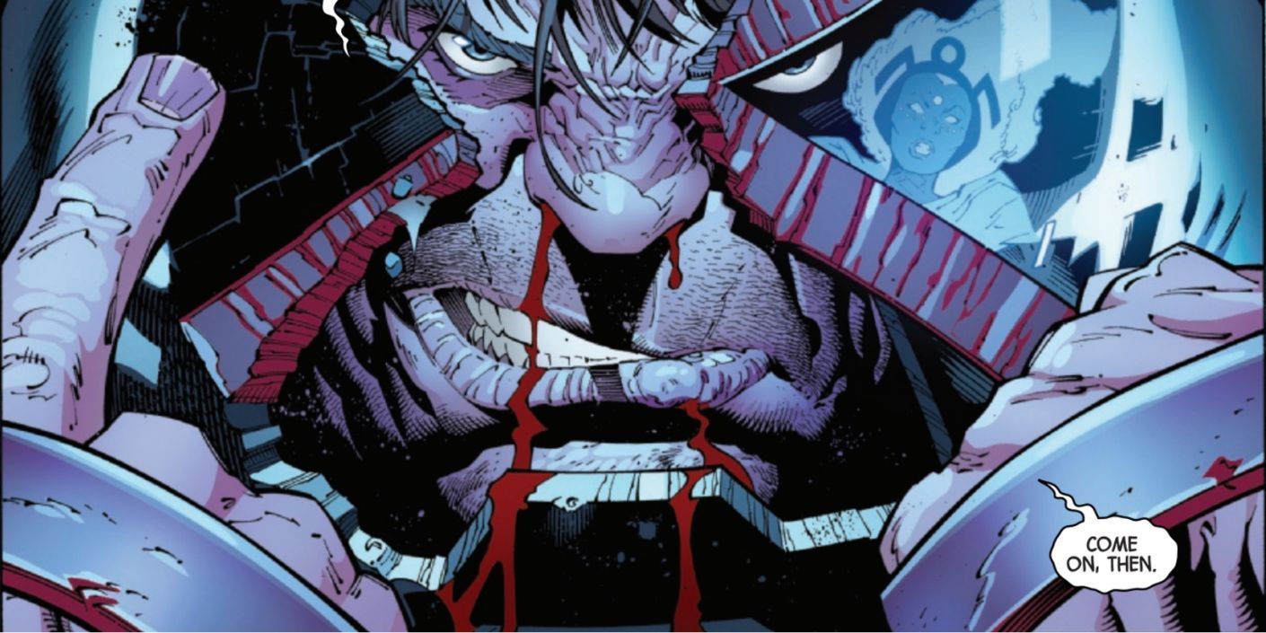 X-Men #13: Juggernaut fight Storm who is possessed by Eternity.