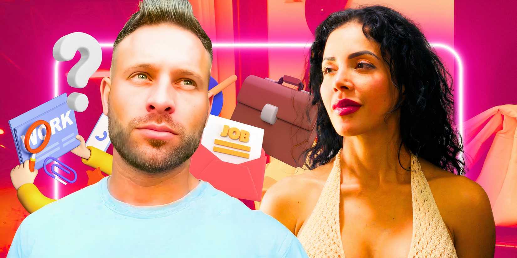 90 Day Fiancé Matthew Branistareanu AKA Matt Branis with Jasmine Pineda looking at him