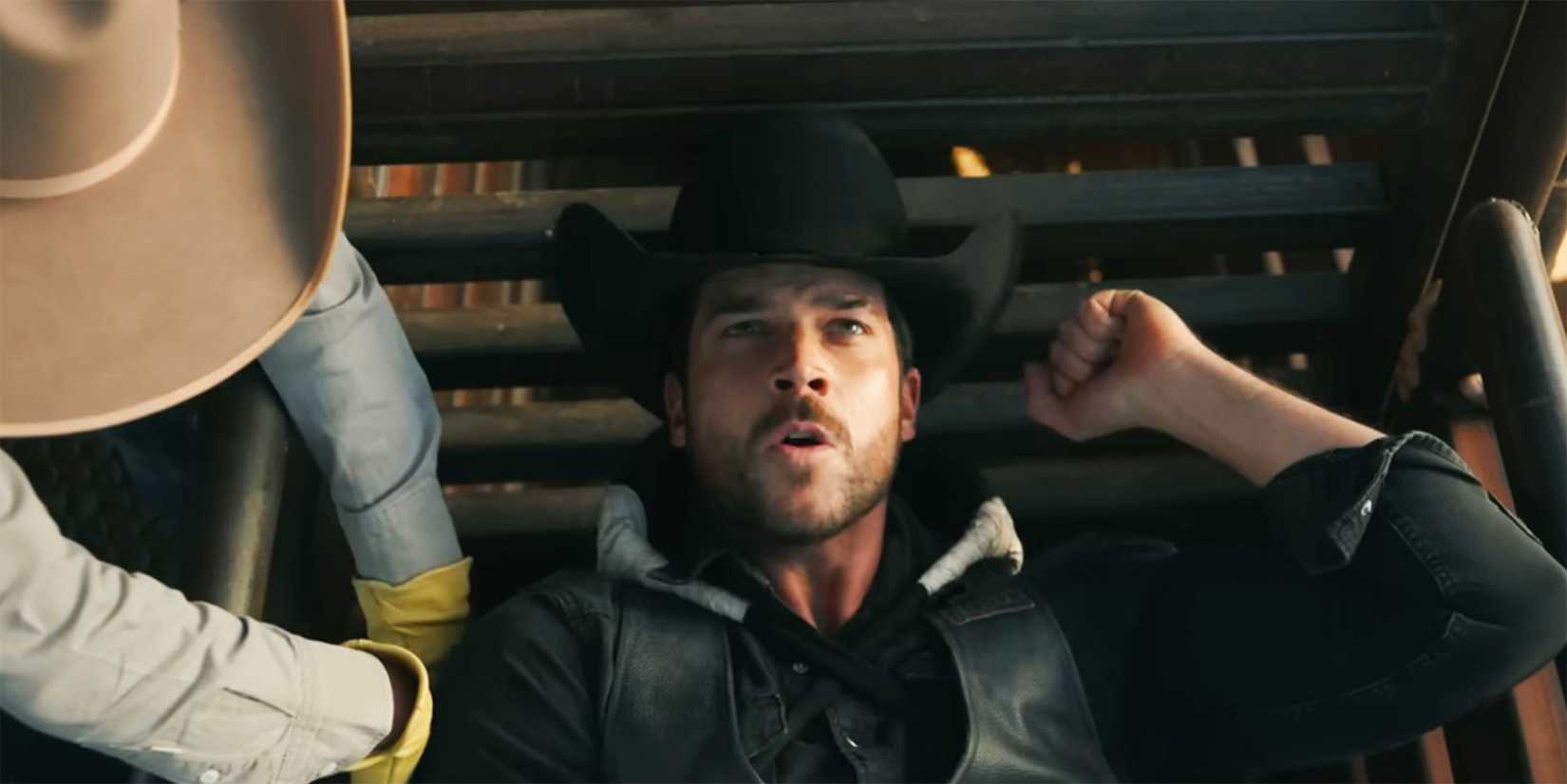 A bullrider in Ransom Canyon