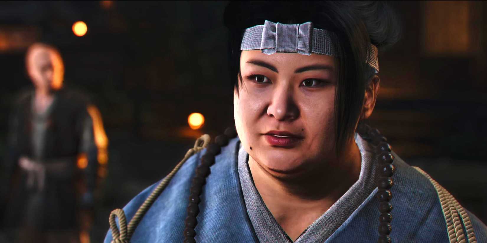 A close-up of Yaya in Assassin's Creed Shadows.