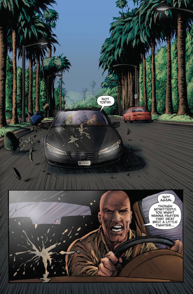 A Million Ways to Die Hard John McClane steals a car