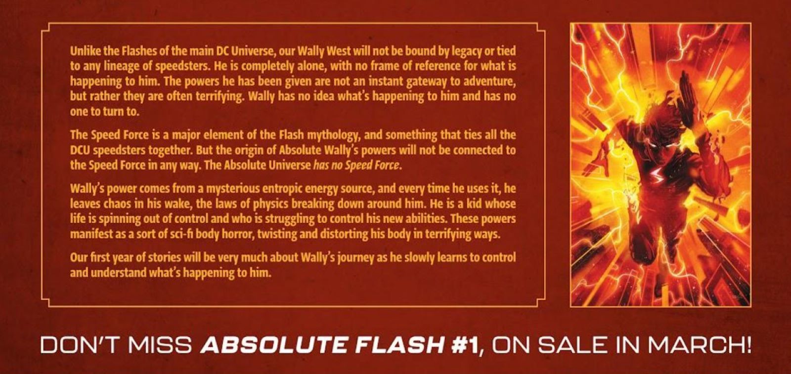 absolute-flash-dc-nation-preview-speed-force Sem a força de velocidade, DC finalmente explica como o poder do Flash funcionará