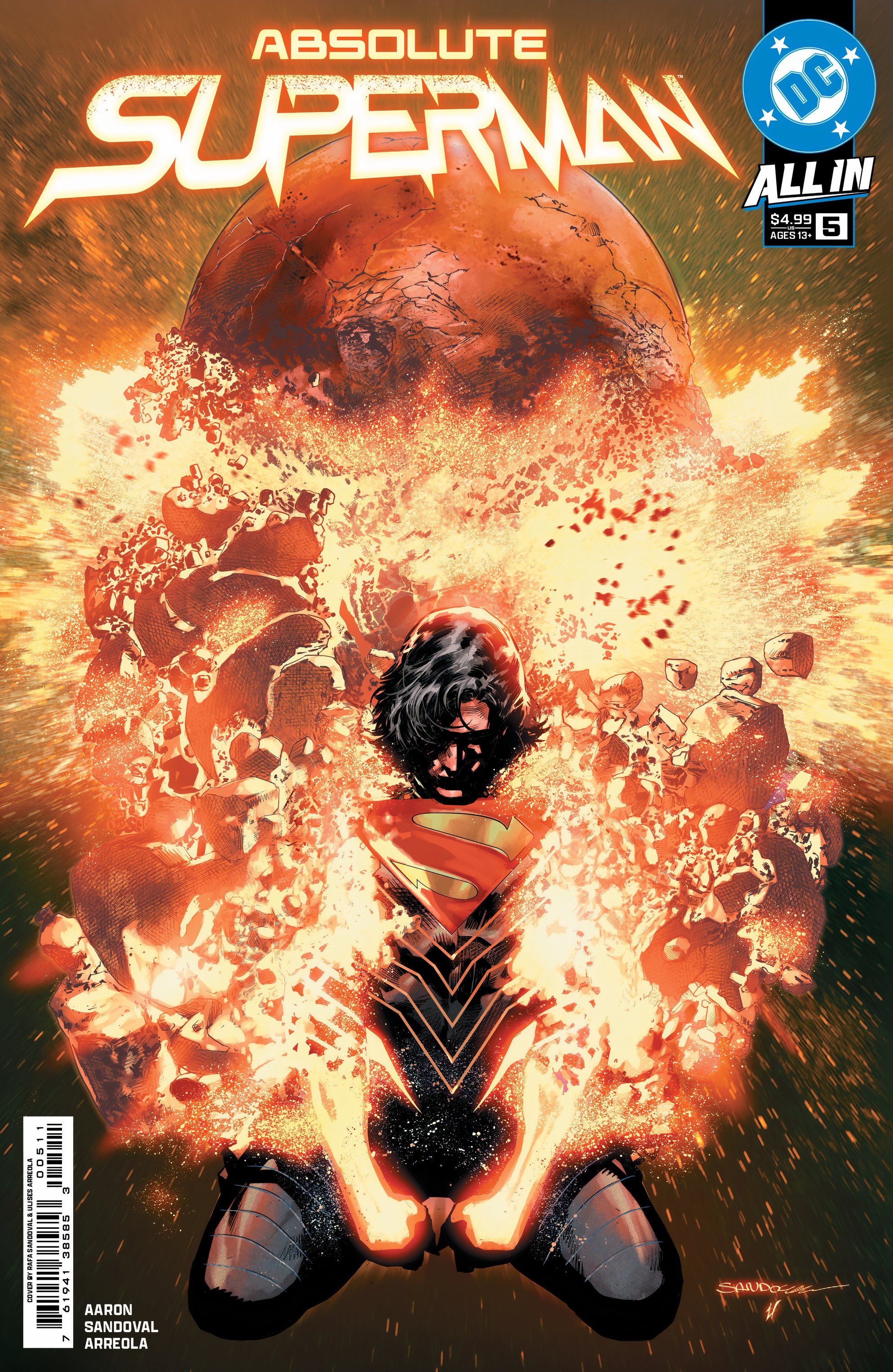 Absolute Superman 5 Cover Rafa Sandoval