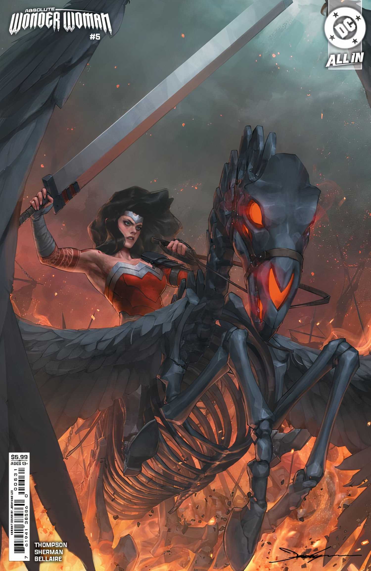 Absolute wonder woman #5 variant cover