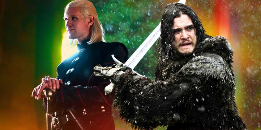 Daemon Targaryen and Jon Snow