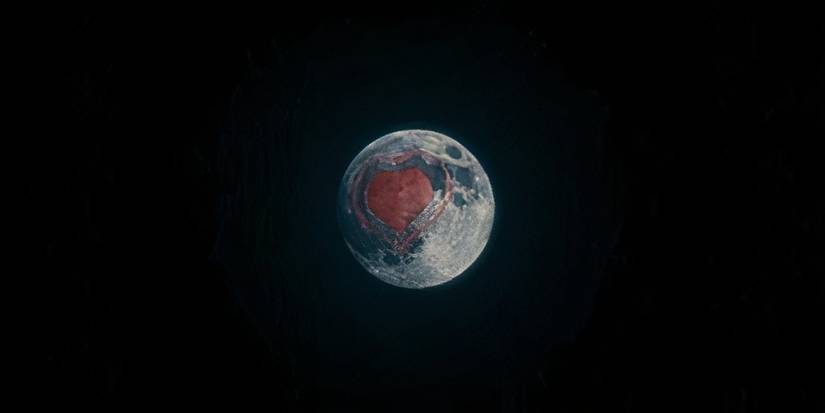 Allheart logo on the moon in Hancock