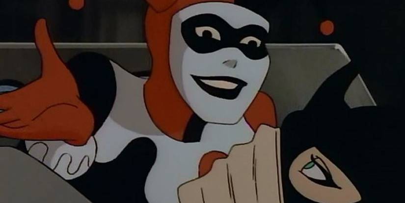 Harley sequestra -se a Mulher -Gato em quase Got 'IM - Batman Animated Series