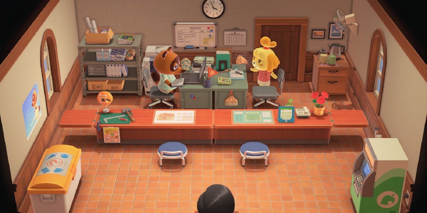 Animal Crossing New Horizons Resident Services Interior
