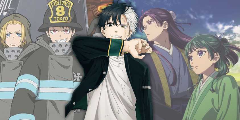 Fire Force and The Apothecary Diaries behind Wind Breaker season 2 key image