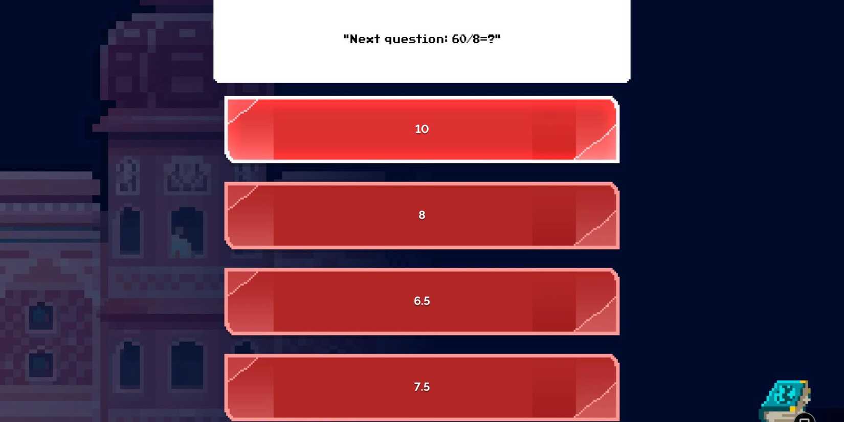 answering a math question in the cold case ACME Files in Carmen Sandiego game 2025