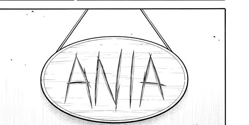 Anya's nameplate at the beginning of the chapter.