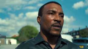 Ashley Walters looking concerned in Adolescence