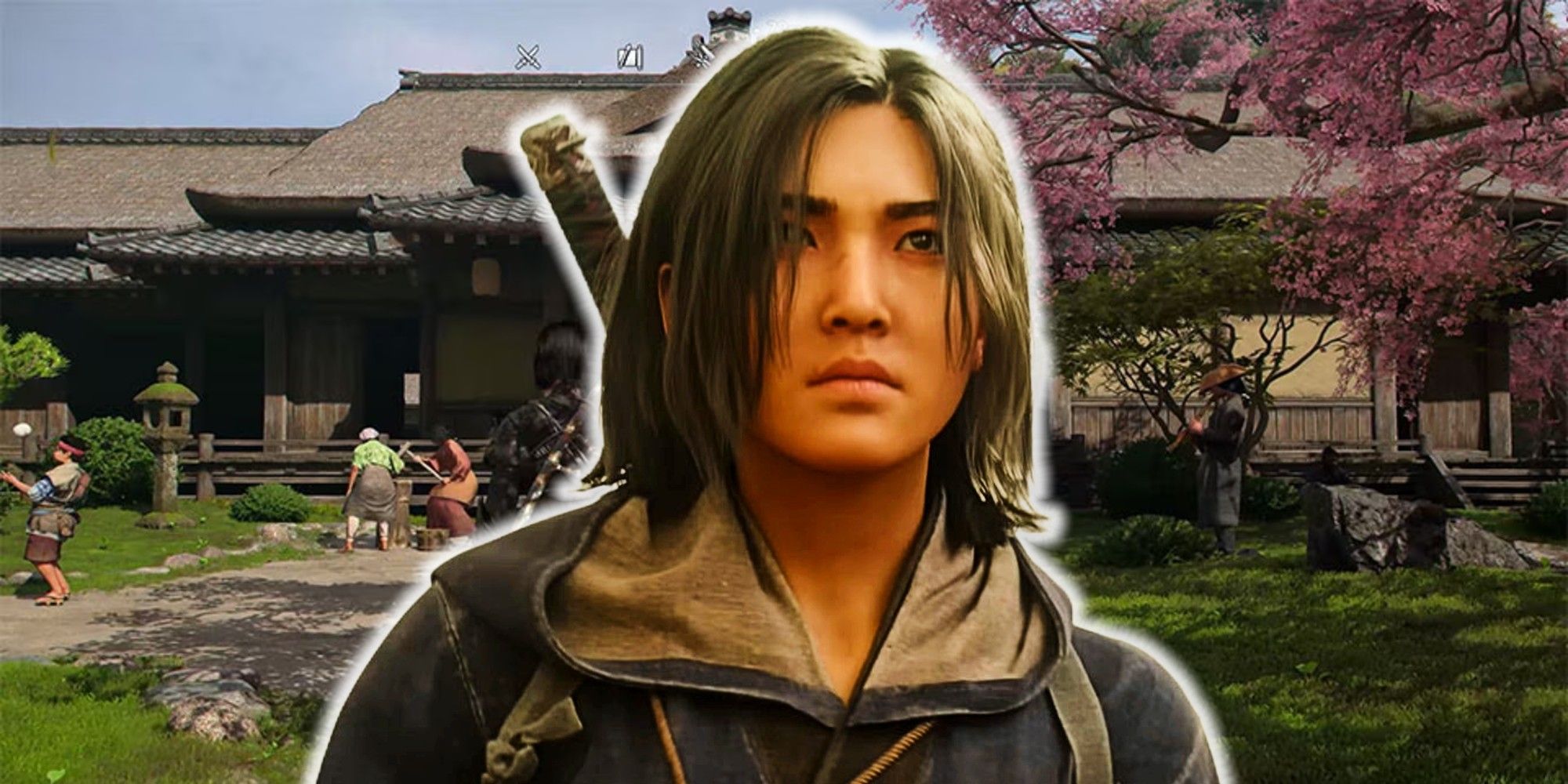 Assassin&rsquo;s Creed Shadows Naoe in front of the hideout.