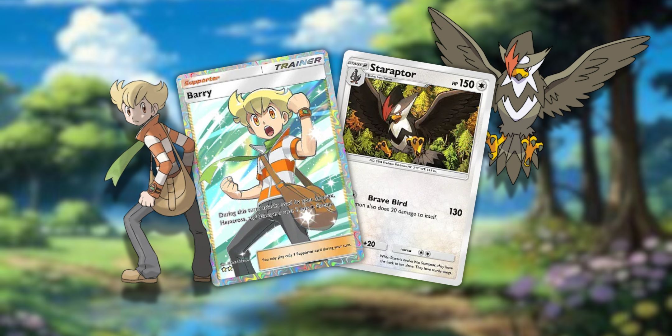 The Barry deck from the Triumphant Light expansion in Pokémon TCG Pocket.