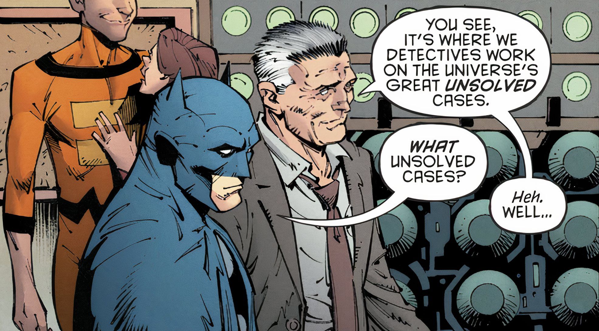 Batman and Slam Bradley in the Guild of Detection DC
