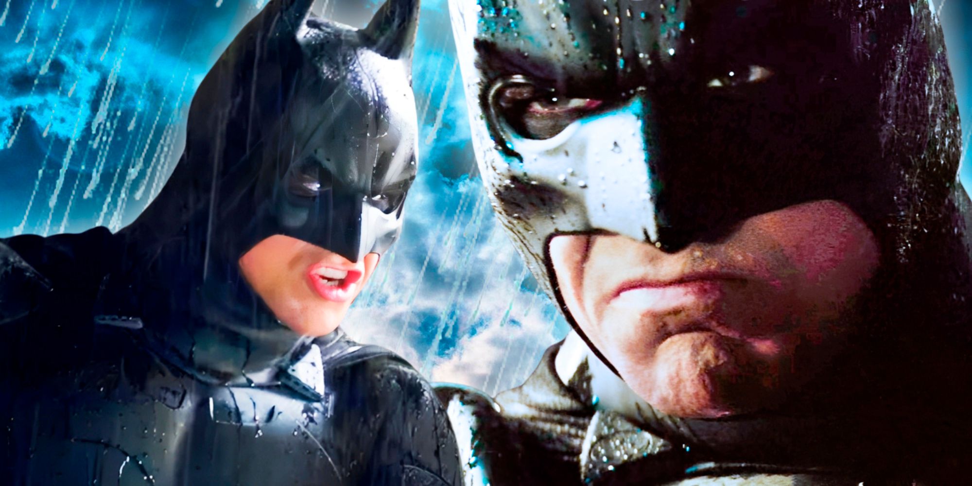 Batman looking angry