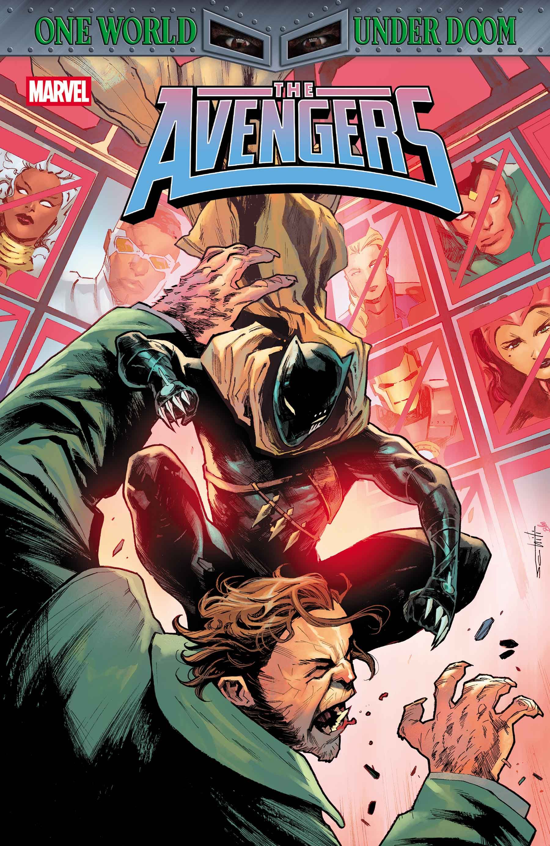 Black Panther attacks Mister Hyde on the cover of Avengers (2023) #27