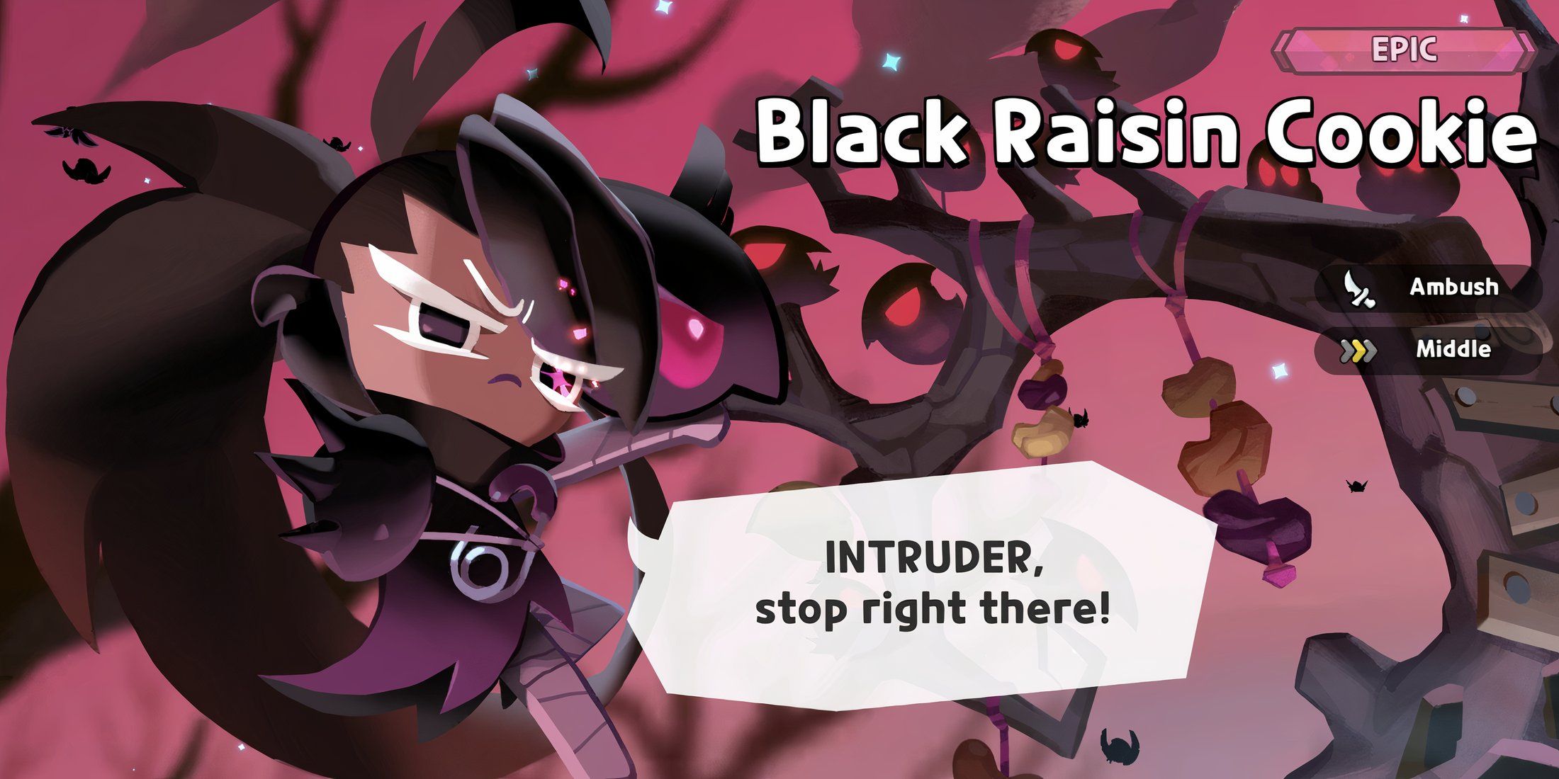 Black Raisin Cookie First Encounter Gacha Animation Cookie Run Kingdom