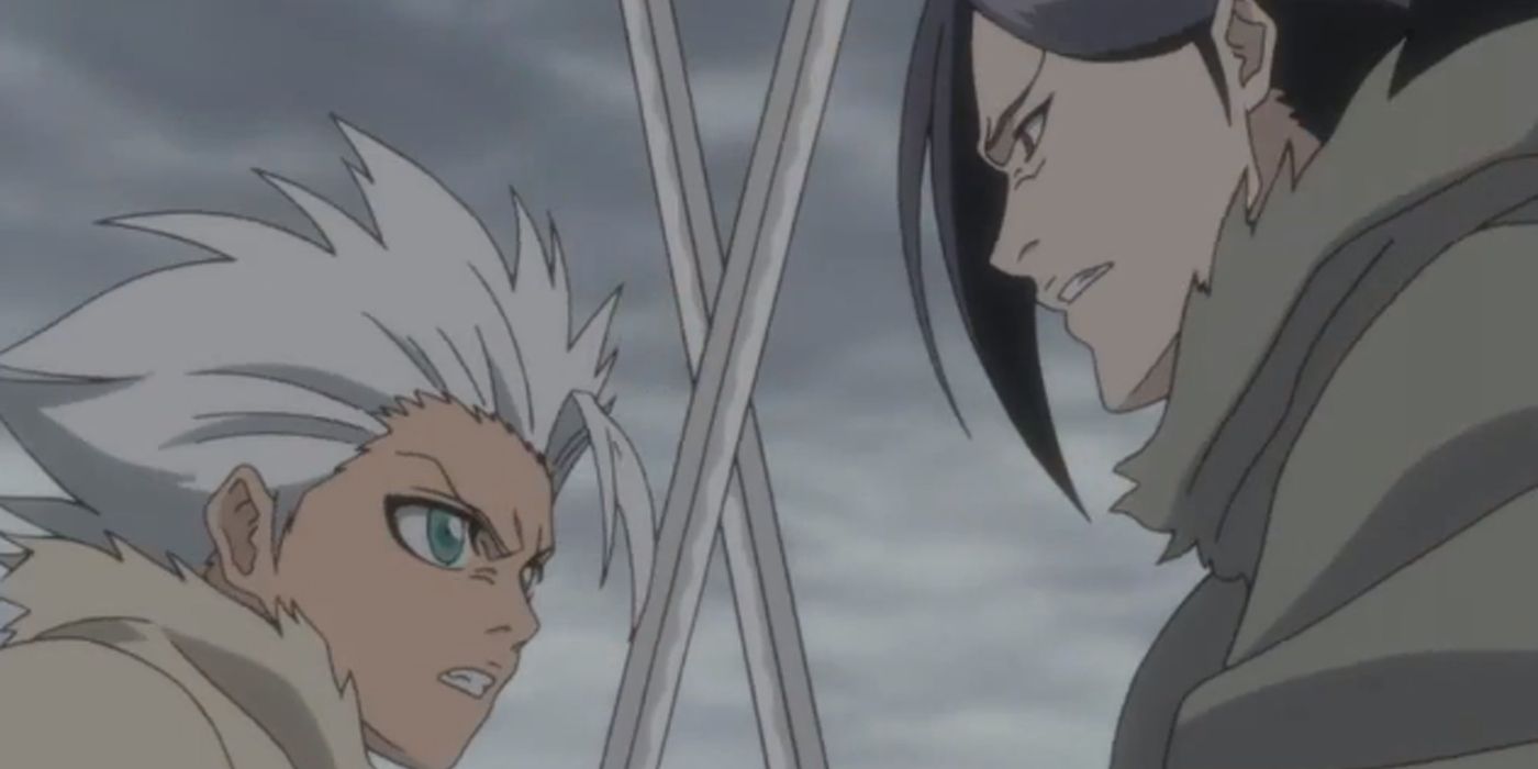 Hitsugaya battles Kusaka in DiamondDust Rebellion.