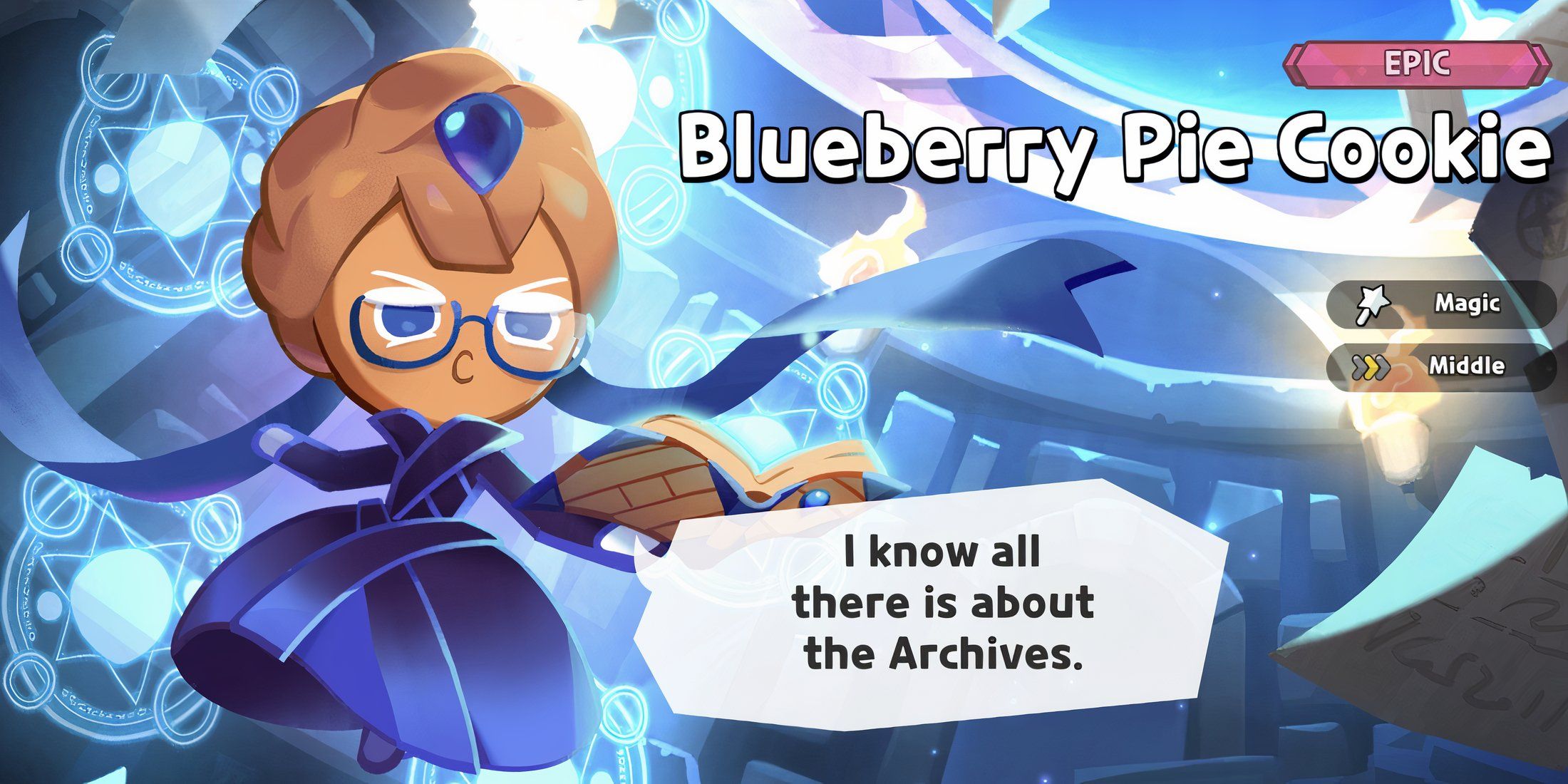 Blueberry Pie Cookie First Encounter Gacha Animation Cookie Run Kingdom