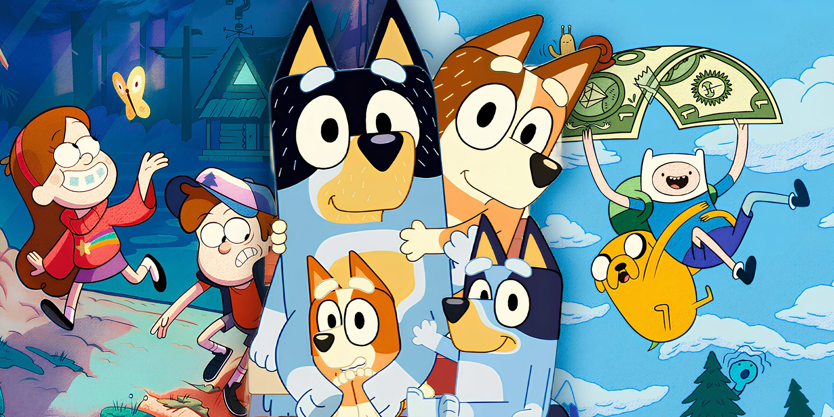 Imagery from Bluey &amp; 9 Other Animated Shows Kids &amp; Their Parents Will Love