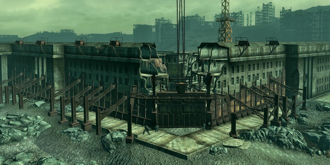 Brotherhood of Steel Capital Wasteland headquarters the Citadel in Fallout 3.