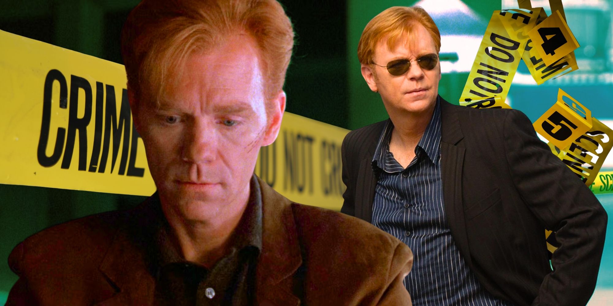David Caruso in jade and as Horatio in CSI Miami montage