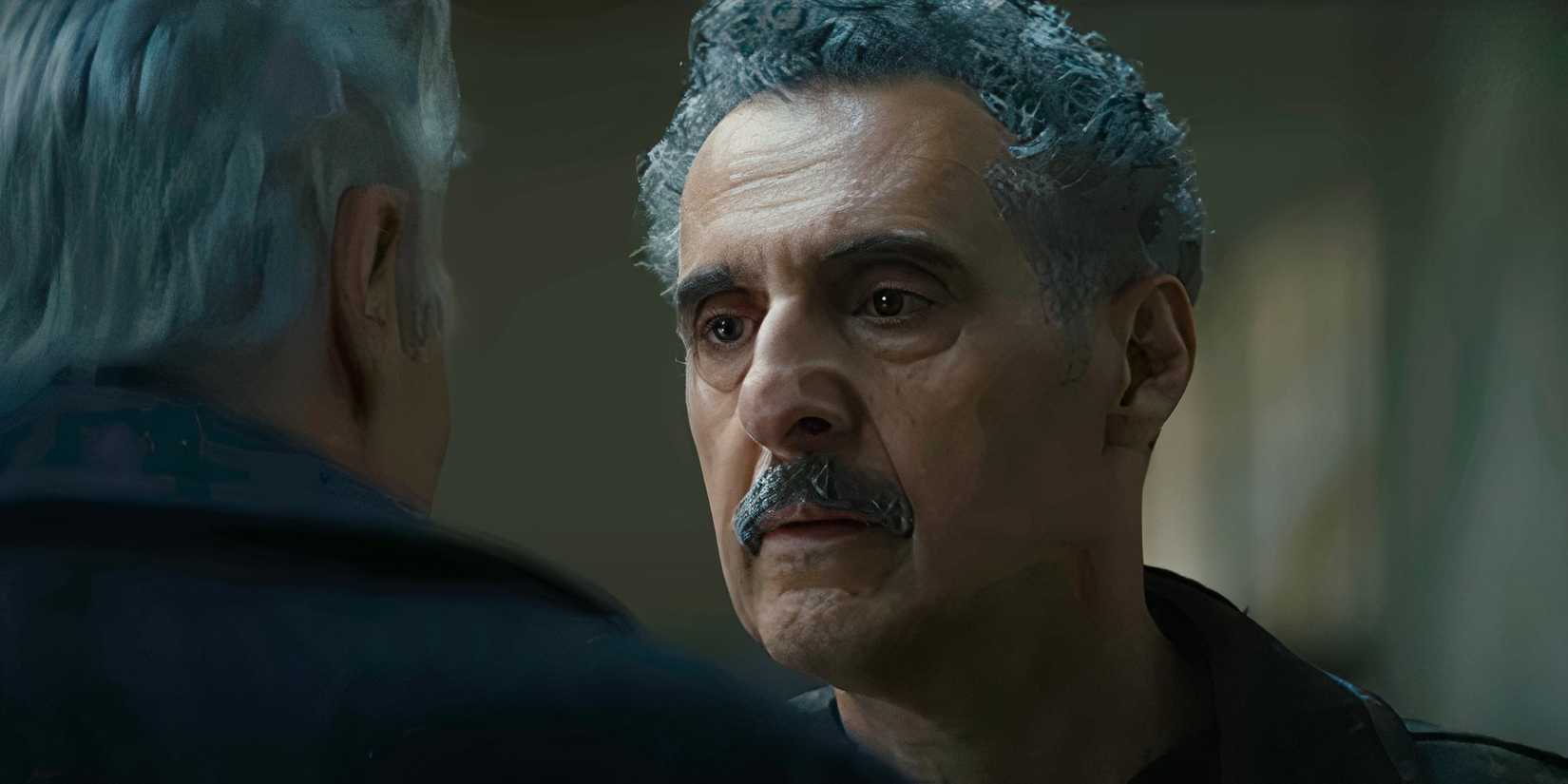 Burt and Irving share an emotional moment in Severance season 2
