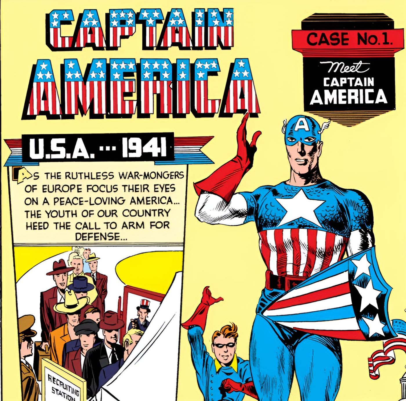 Captain America 1941 Draft Poster