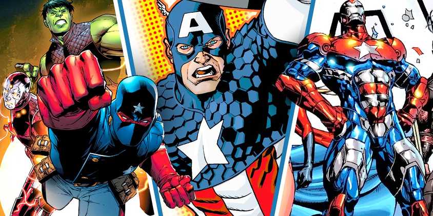 captain america's avengers, dark avengers and young avengers