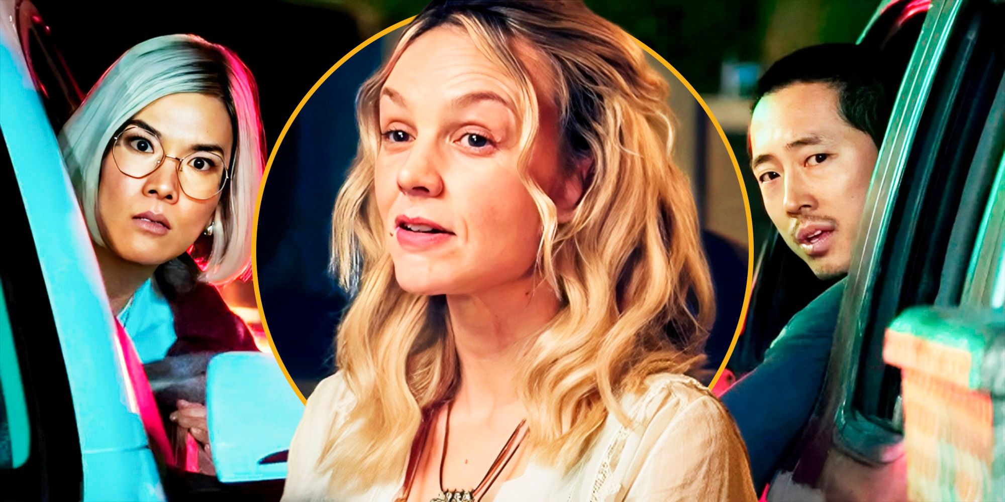 Carey Mulligan and The beef imagery