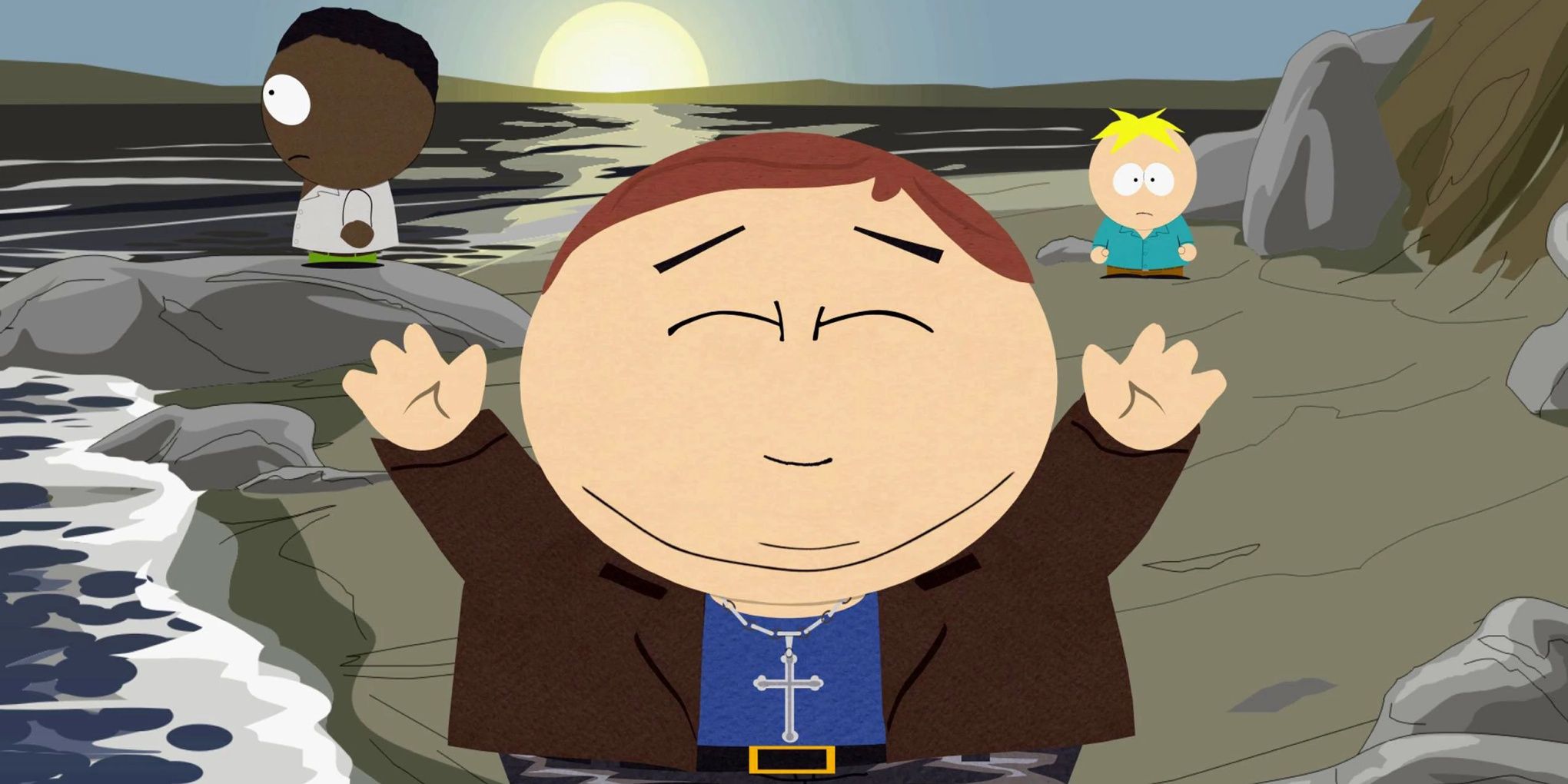 Cartman's Christian rock album cover in South Park