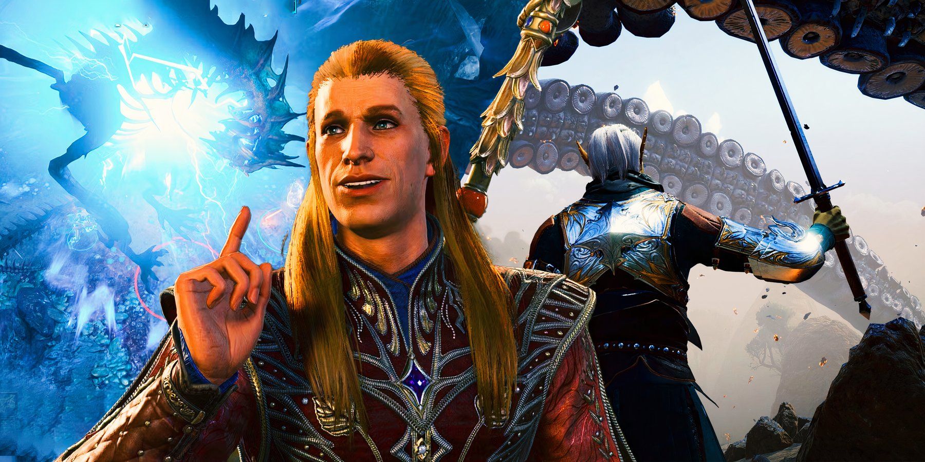 Character and fights from Baldur’s Gate 3