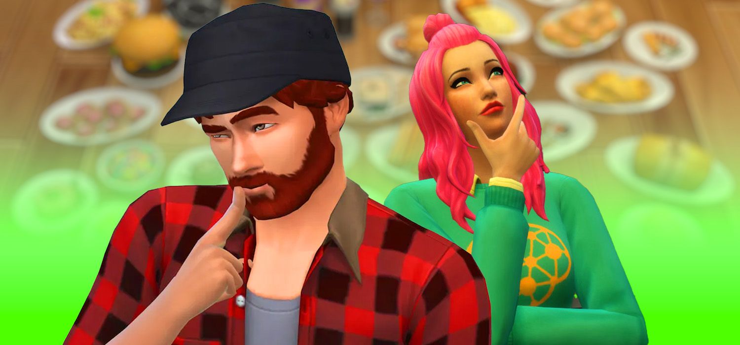 Characters from sims 4 thinking