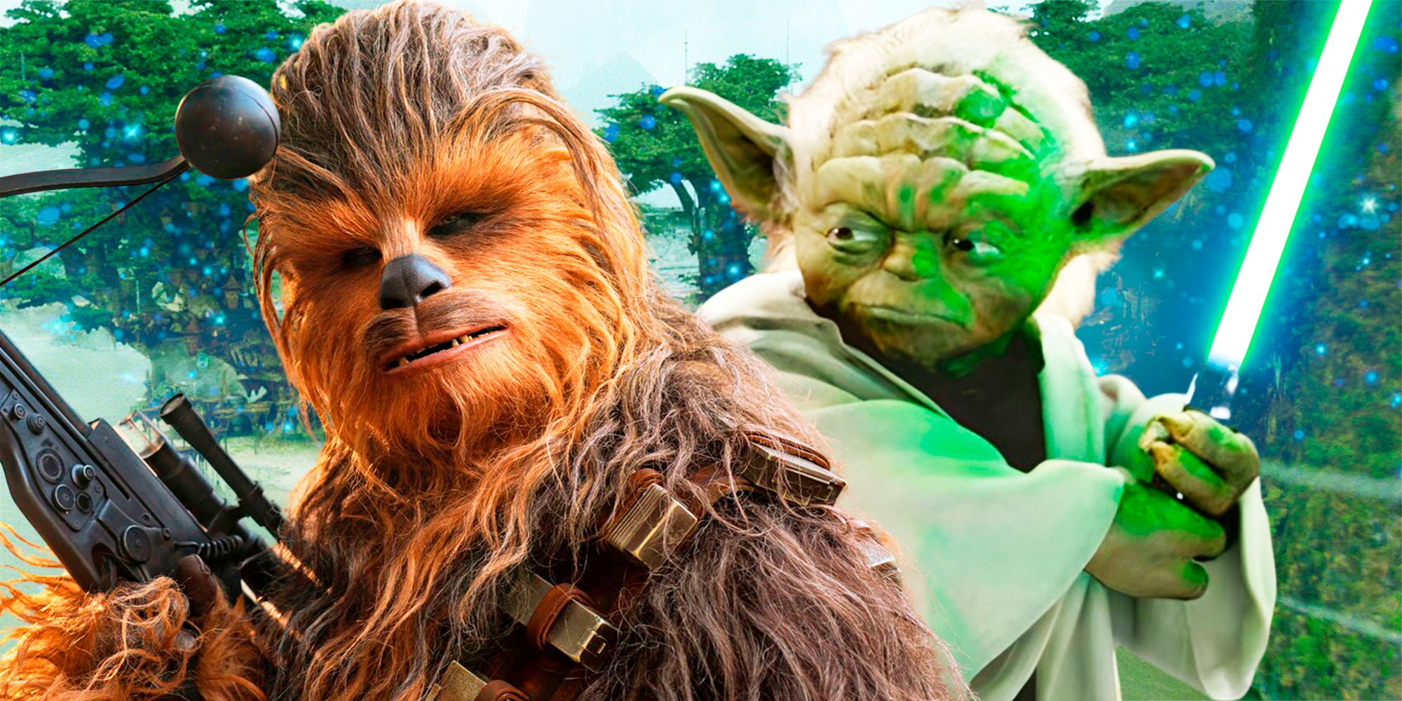 Chewbacca and Yoda