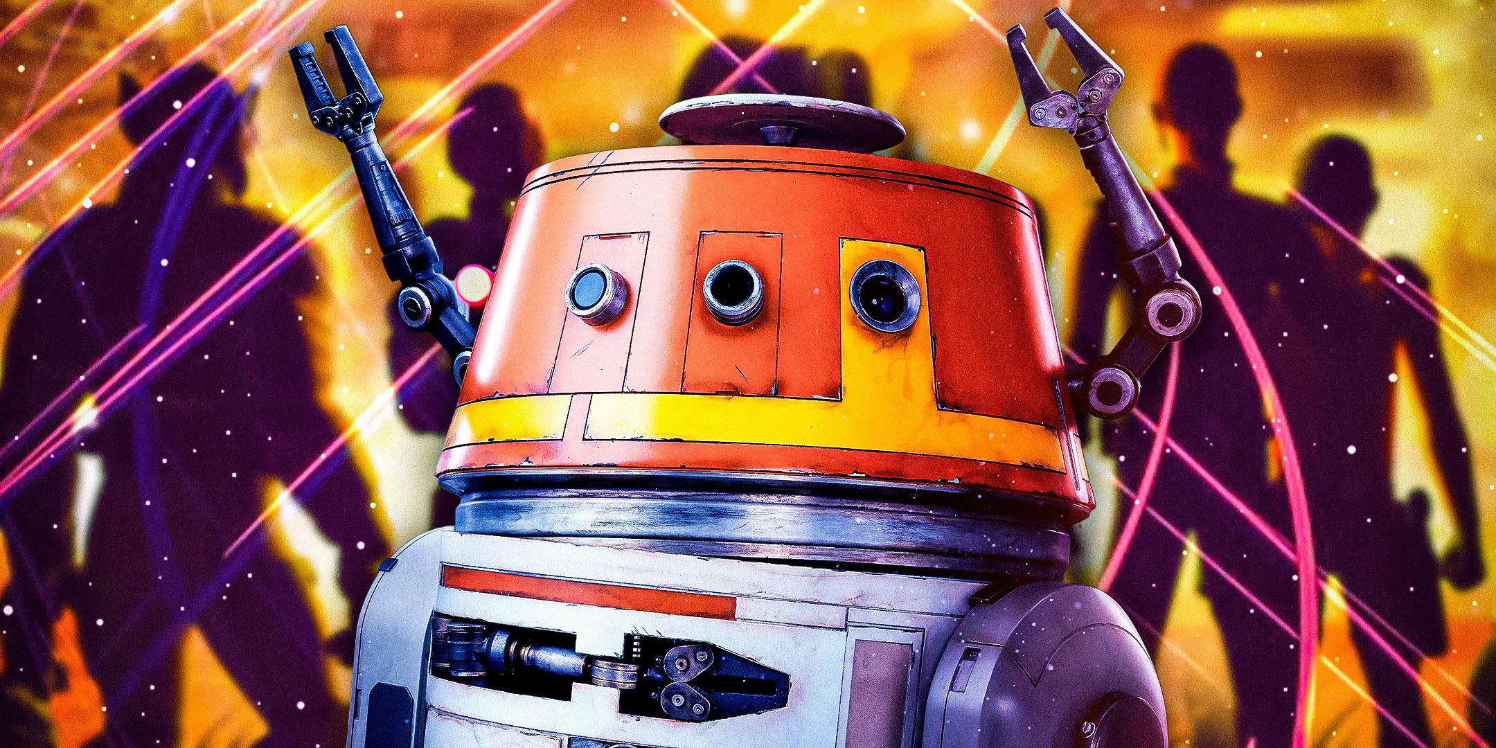 Chopper from Ahsoka and Imagery from Rebels