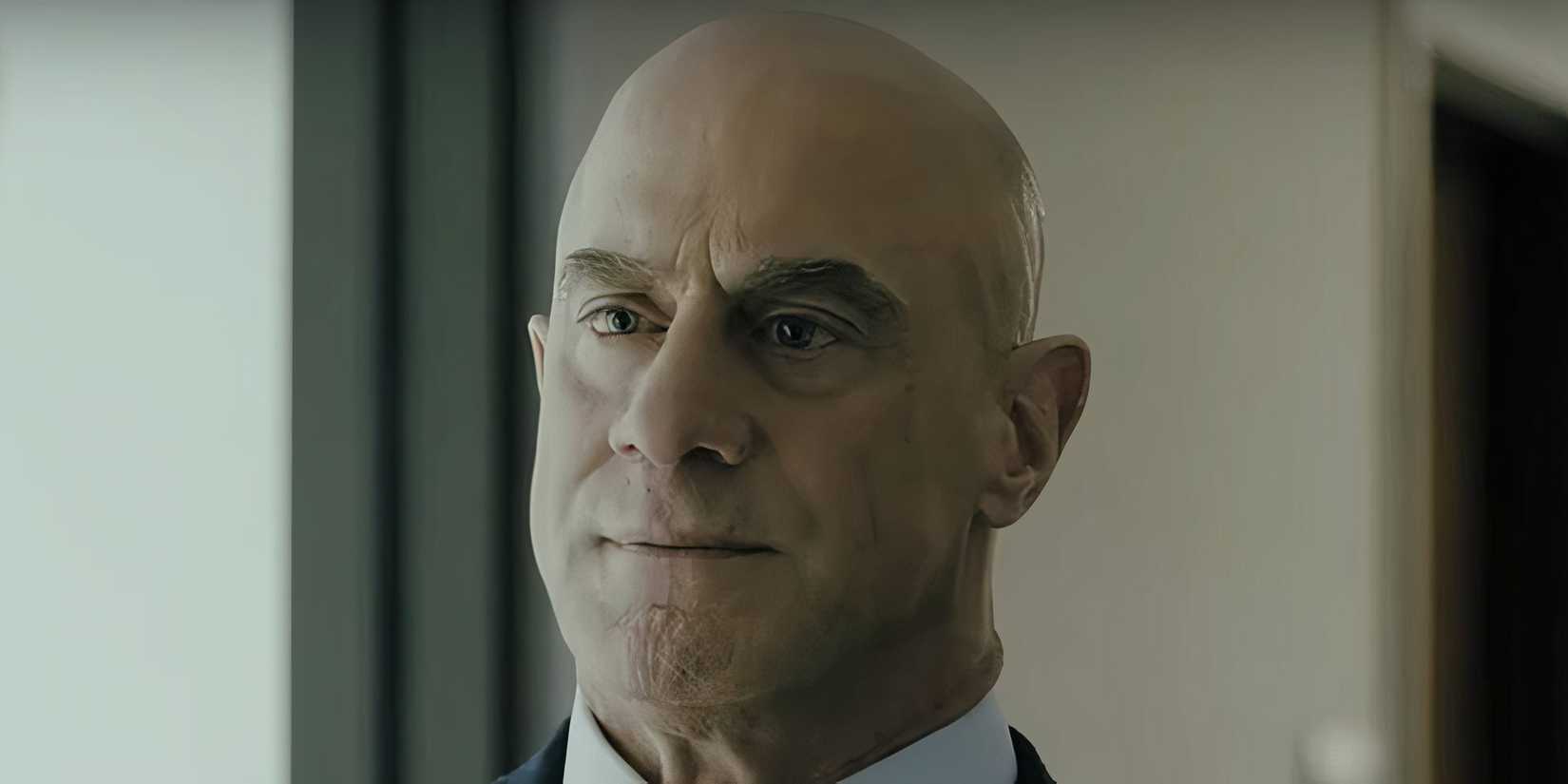 Christopher Meloni as Elliott Stabler looking serious in Law and Order Organized Crime season 5