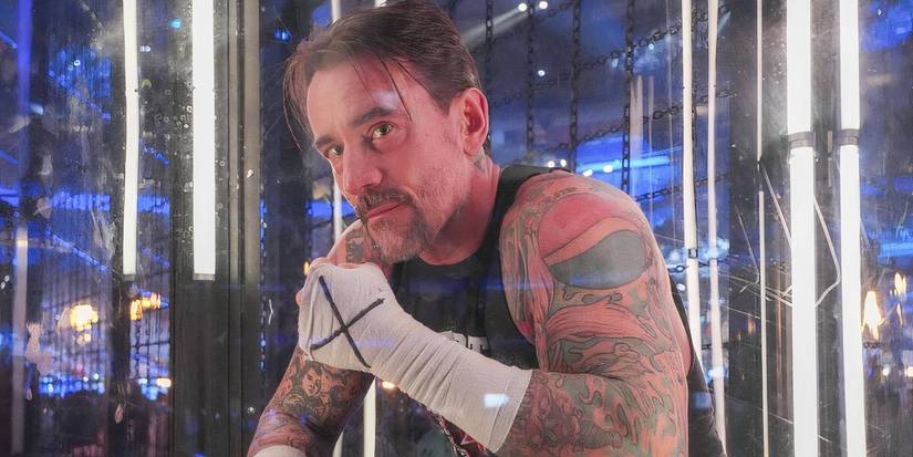 CM Punk At WWE Elimination Chamber 2025