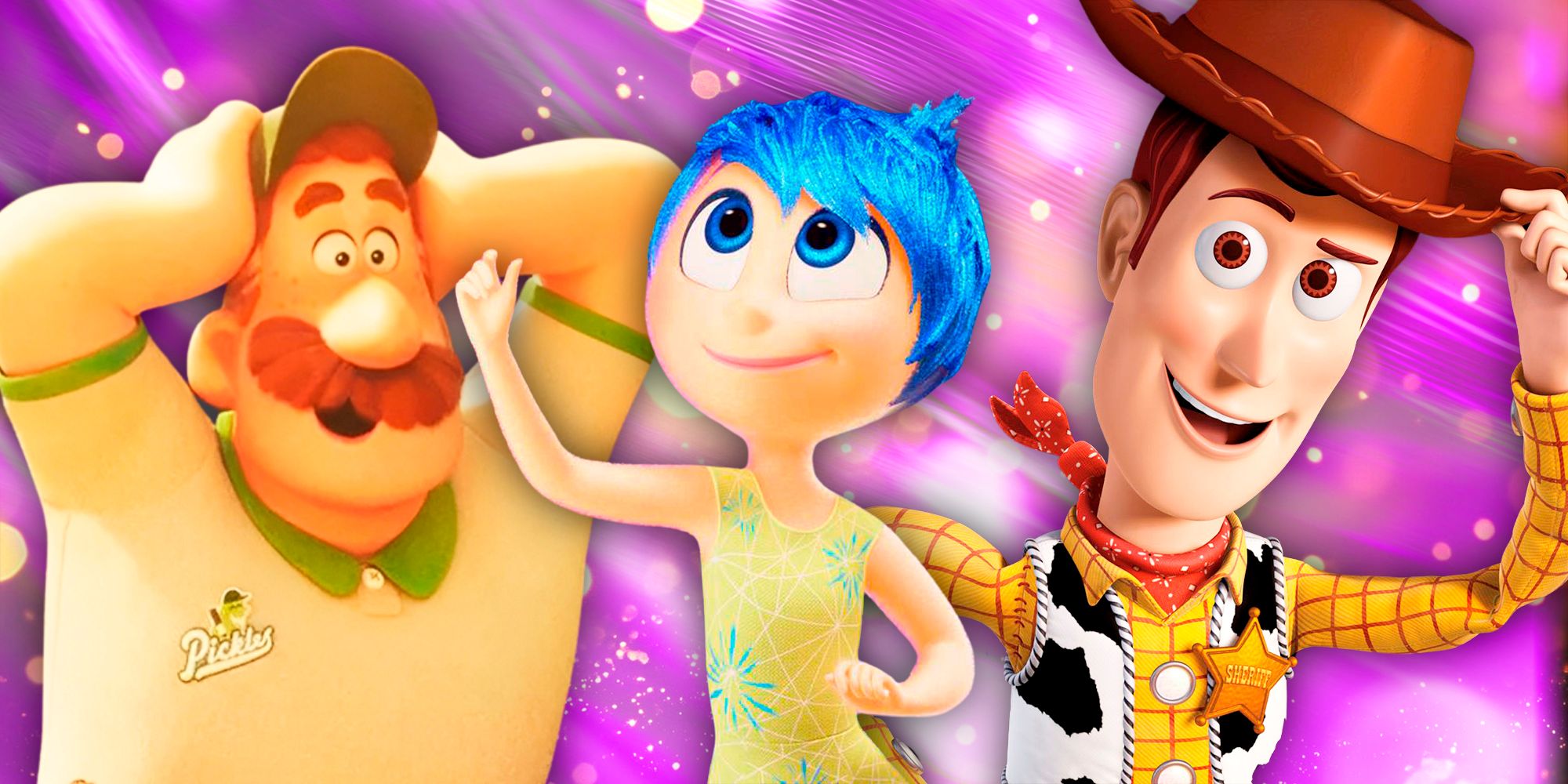 Custom image of Coach from Win or Lose, Joy from Inside Out, and Woody from Toy Story