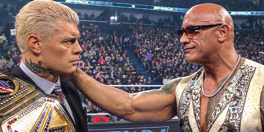 WWE's Cody Rhodes and The Rock