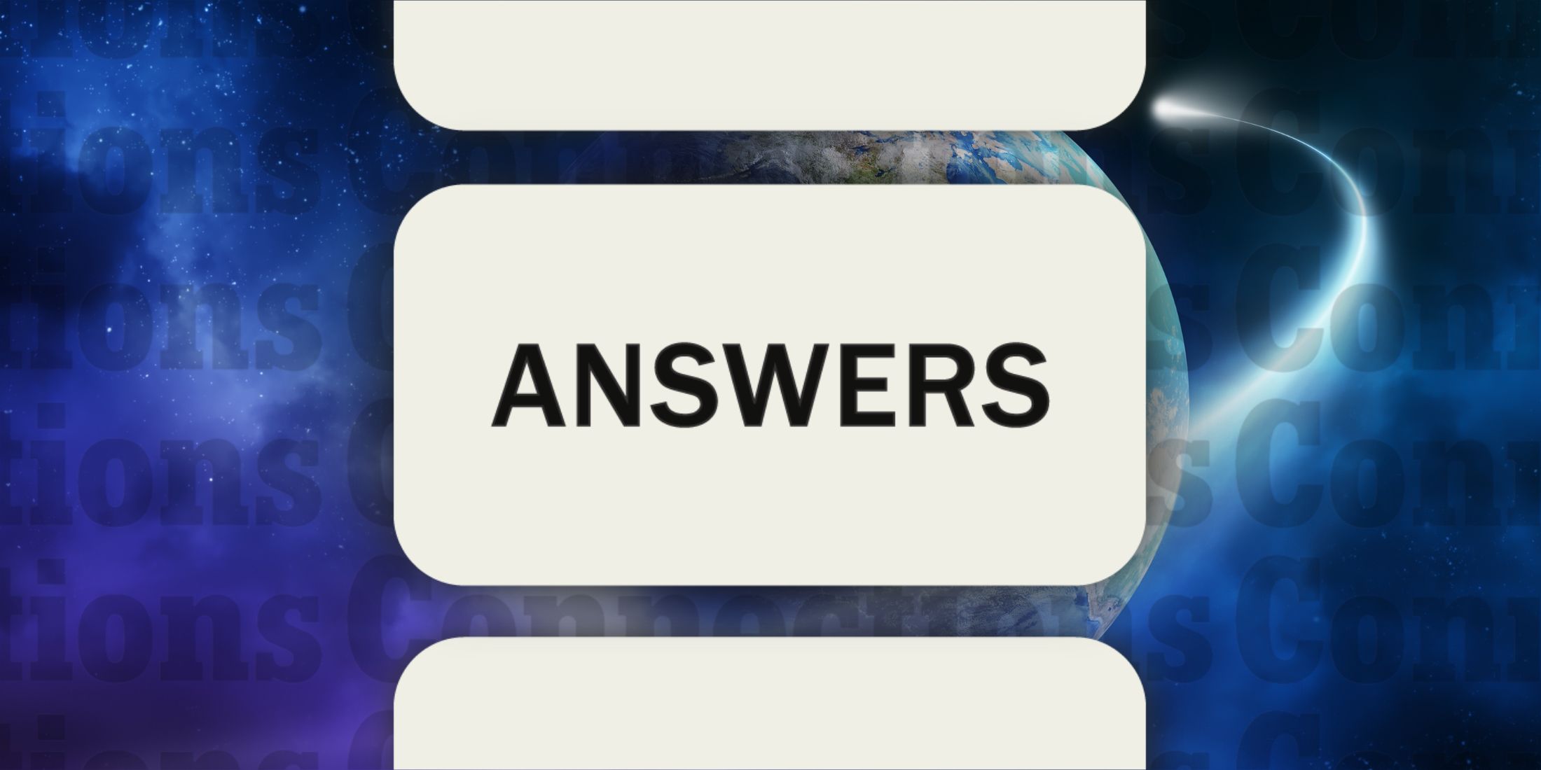 eARTH IN Connections Answers March 24