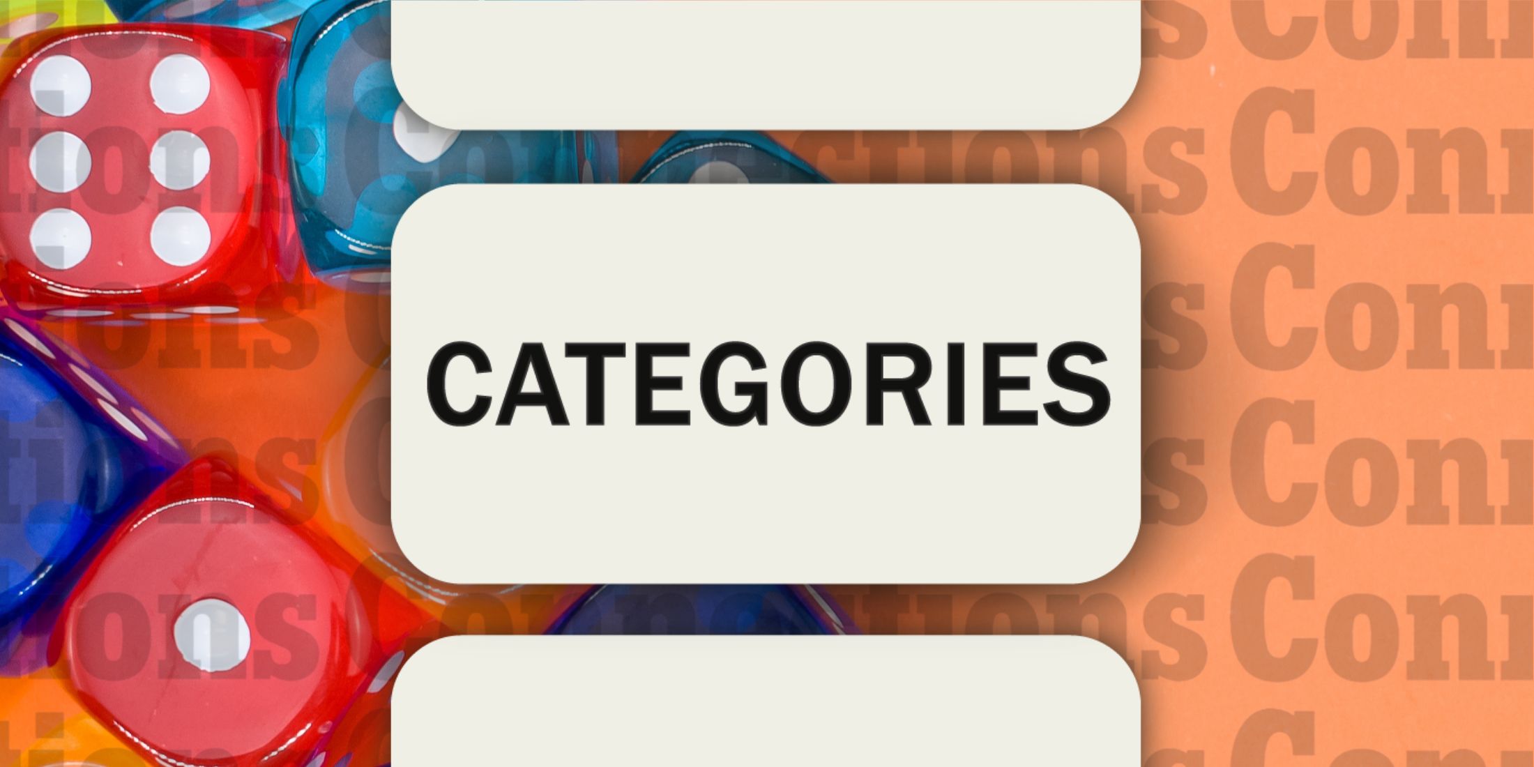 Dice in Connections Categories March 18