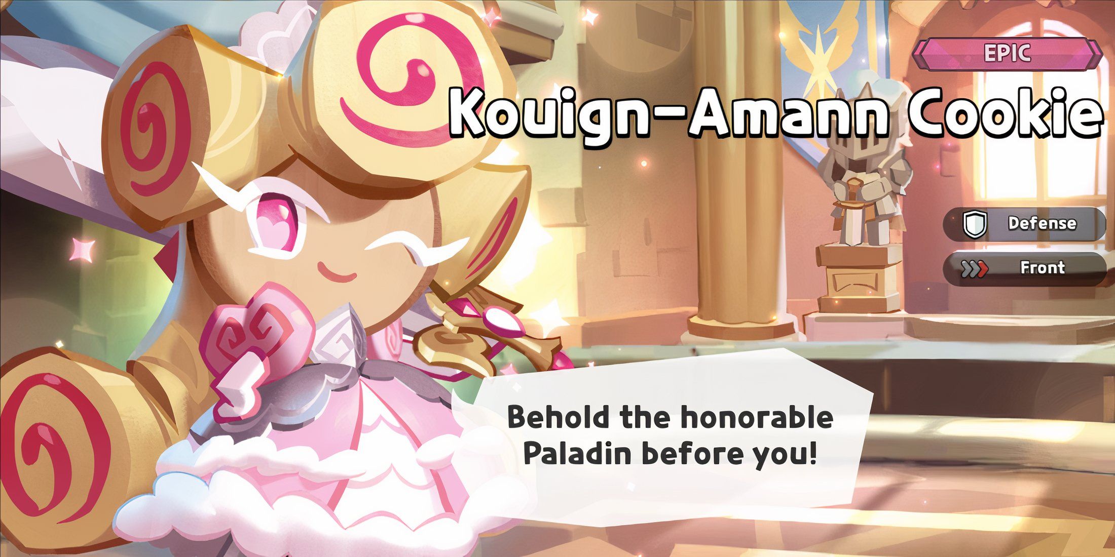 Cookie Run Kingdom Gacha Animation Art First Encounter Kouign-Amann Cookie