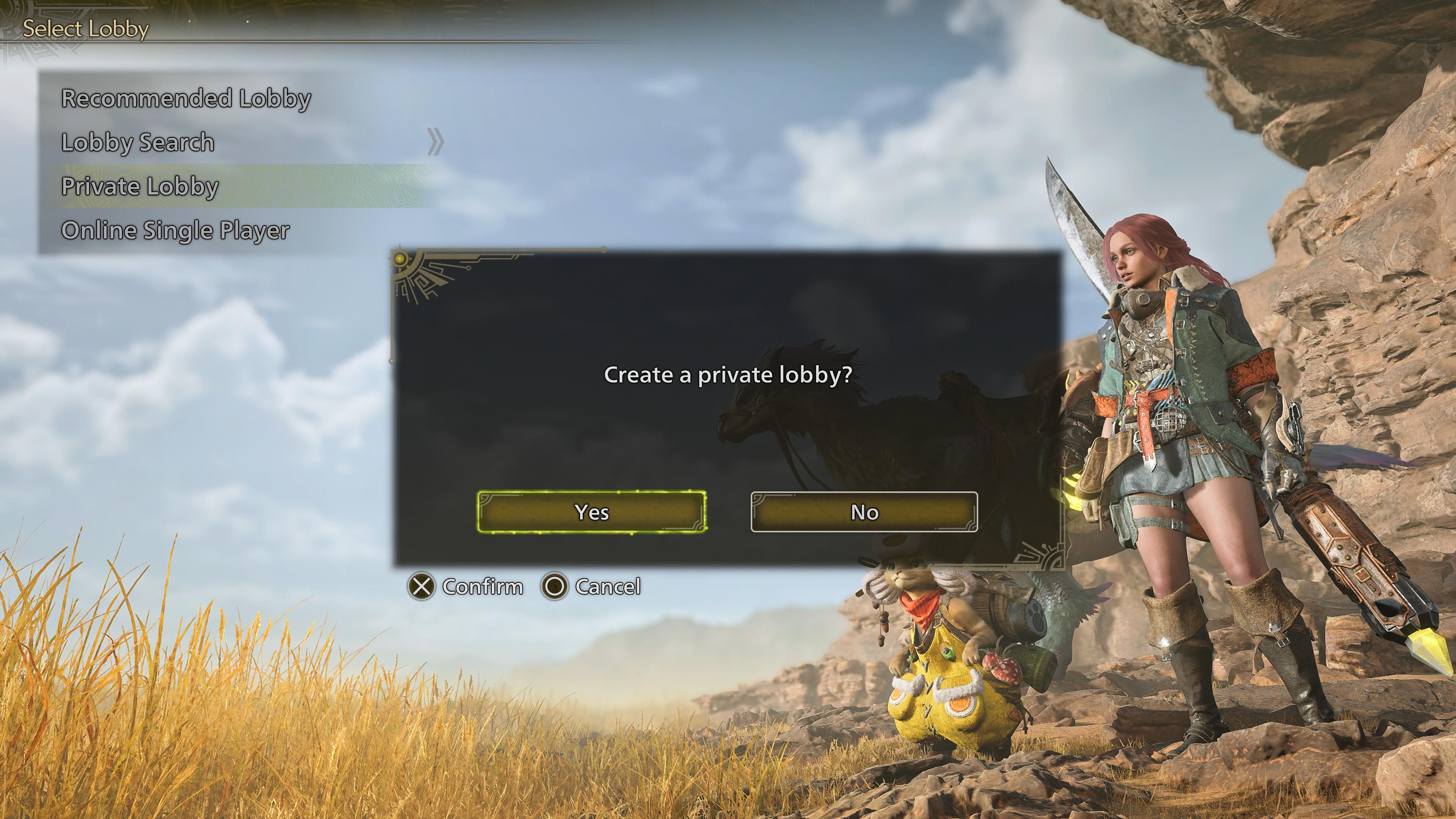 Create a Private Lobby in Monster Hunter Wilds