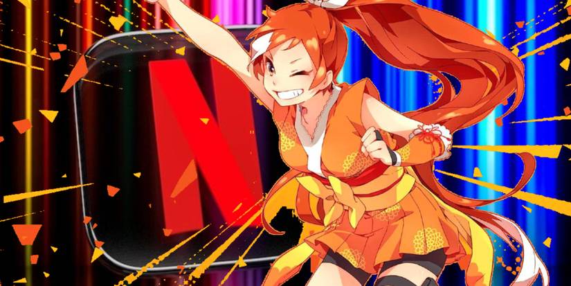 Crunchyroll Hime with the Netflix logo