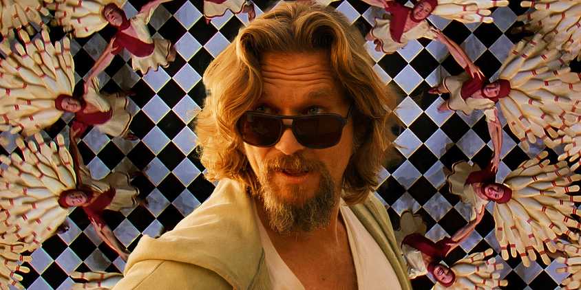 Custom image of Jeff Bridges as The Dude in The Big Lebowski