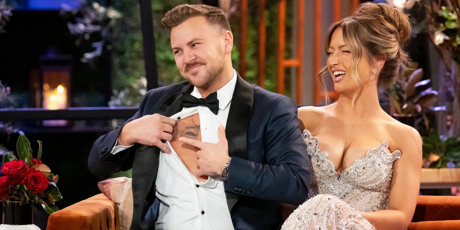 Daniel Hastings shows off his tattoo of Taylor Haag&rsquo;s eyes in the reunion special.